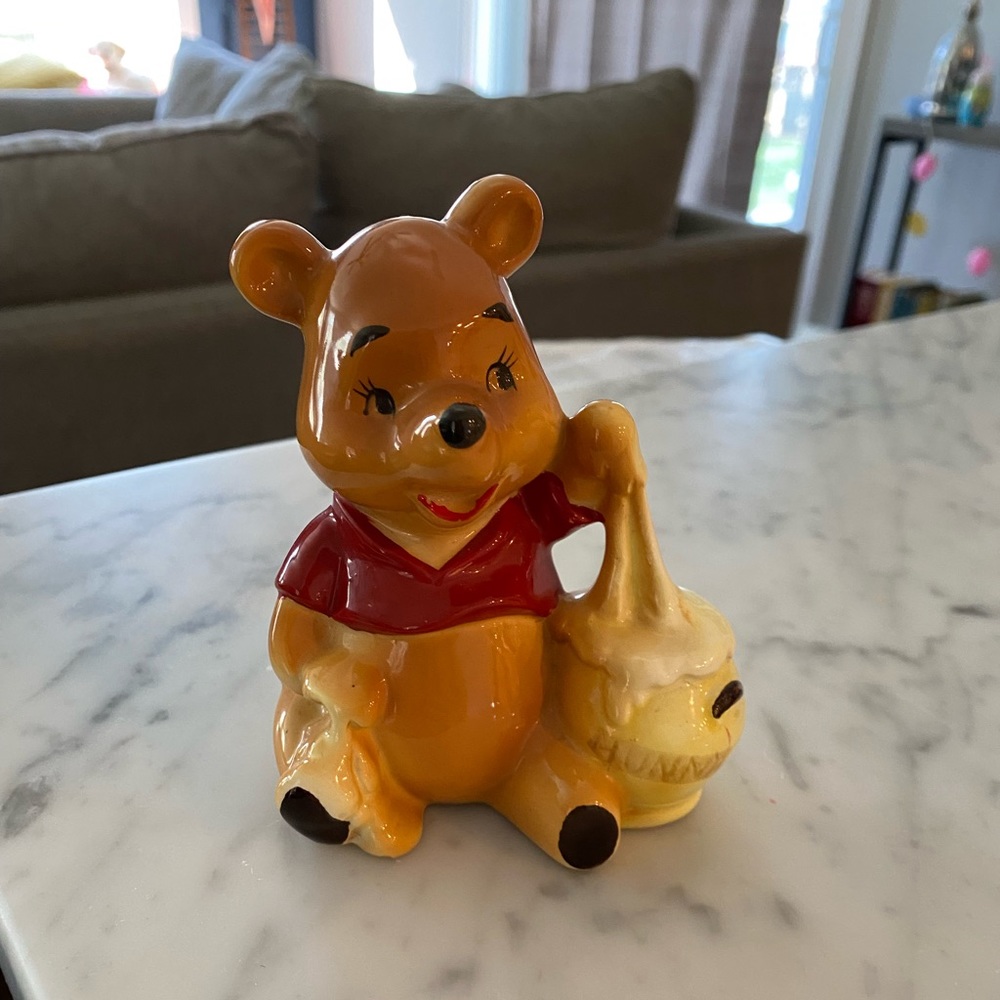 Vintage Winnie the Pooh Ceramic Statue Figurine Japan